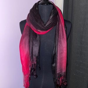 Ombré Pink/Black Scarf
